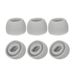 6 STÜCK Silikon Ohrstöpsel für TWS Samsung Galaxy Buds Pro, groß Schwarz, mittel Schwarz, klein Schwarz, groß Grau, mittel Grau, klein Grau, groß Lila, mittel Lila, klein Lila