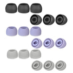 6 STÜCK Silikon Ohrstöpsel für TWS Samsung Galaxy Buds Pro, groß Schwarz, mittel Schwarz, klein Schwarz, groß Grau, mittel Grau, klein Grau, groß Lila, mittel Lila, klein Lila