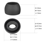 6 STÜCK Silikon Ohrstöpsel für TWS Samsung Galaxy Buds Pro, groß Schwarz, mittel Schwarz, klein Schwarz, groß Grau, mittel Grau, klein Grau, groß Lila, mittel Lila, klein Lila