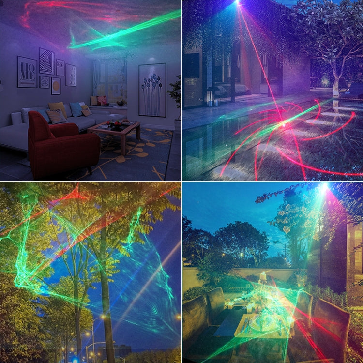 T10 Sprachgesteuertes Mini-Bühnenlaserlicht, Atmosphärenlicht mit Fernbedienung