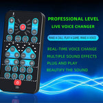 M10 Mobiler Computer Soundkarte Mini-Stimmenverzerrer K-Song Aufnahme Bluetooth Stimmenverzerrer, M10