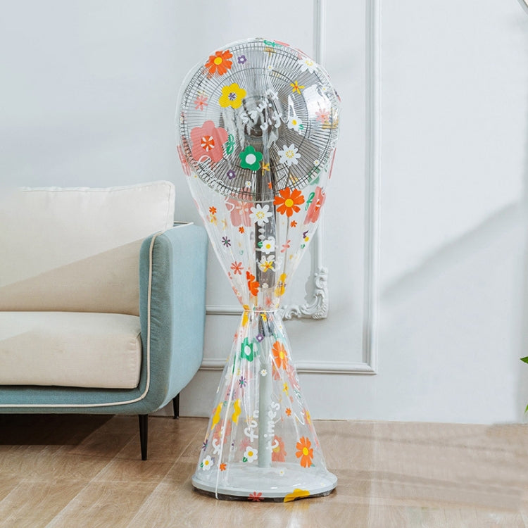 Haushaltsventilator PEVA wasserdichte und staubdichte Abdeckung, Farbe: Kleiner Dinosaurier lang, Sonnenblume lang, Sonnenblume kurz, Kleiner Dinosaurier lang, Kleiner Dinosaurier kurz