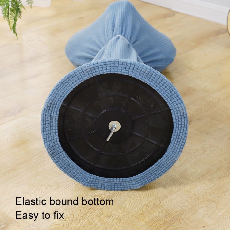 Runder elastischer Ventilatorstaubschutz, Haushaltsstoff-Ventilatorschutzhülle, 110x45cm Blau, 110x45cm Grau, 110x45cm Grün