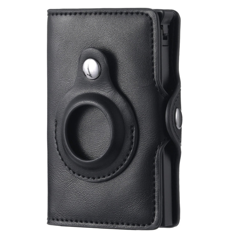FY2108 Tracker Brieftasche Metall Kartenhalter für AirTag 2. Gen / AirTag 1. Gen, Carbonfaser (Schwarz), Retro (Schwarz), Retro (Kaffee), Crazy Horse (Schwarz), Crazy Horse (Kaffee), Crazy Horse (Blau), Crazy Horse (Rot), Crazy Horse (Grün)