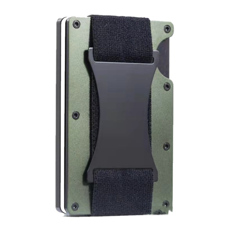 ZDL-05 Tracker Schutz Organizer Metall Kartenhalter für AirTag 2. Gen / AirTag 1. Gen, Armeegrün, Schwarz, Grau, Hellblau
