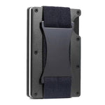 ZDL-05 Tracker Schutz Organizer Metall Kartenhalter für AirTag 2. Gen / AirTag 1. Gen, Armeegrün, Schwarz, Grau, Hellblau