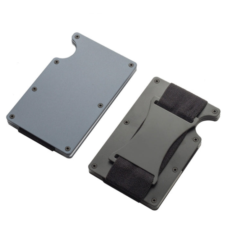 ZDL-05 Tracker Schutz Organizer Metall Kartenhalter für AirTag 2. Gen / AirTag 1. Gen, Armeegrün, Schwarz, Grau, Hellblau