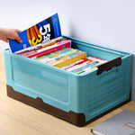 Faltbare Buch-Box aus Kunststoff, S Mint-Blau, S Bananen-Gelb, S Sonnenuntergangs-Orange, M Mint-Blau, M Bananen-Gelb, M Sonnenuntergangs-Orange, L Mint-Blau, L Bananen-Gelb, L Sonnenuntergangs-Orange