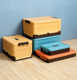 Faltbare Buch-Box aus Kunststoff, S Mint-Blau, S Bananen-Gelb, S Sonnenuntergangs-Orange, M Mint-Blau, M Bananen-Gelb, M Sonnenuntergangs-Orange, L Mint-Blau, L Bananen-Gelb, L Sonnenuntergangs-Orange