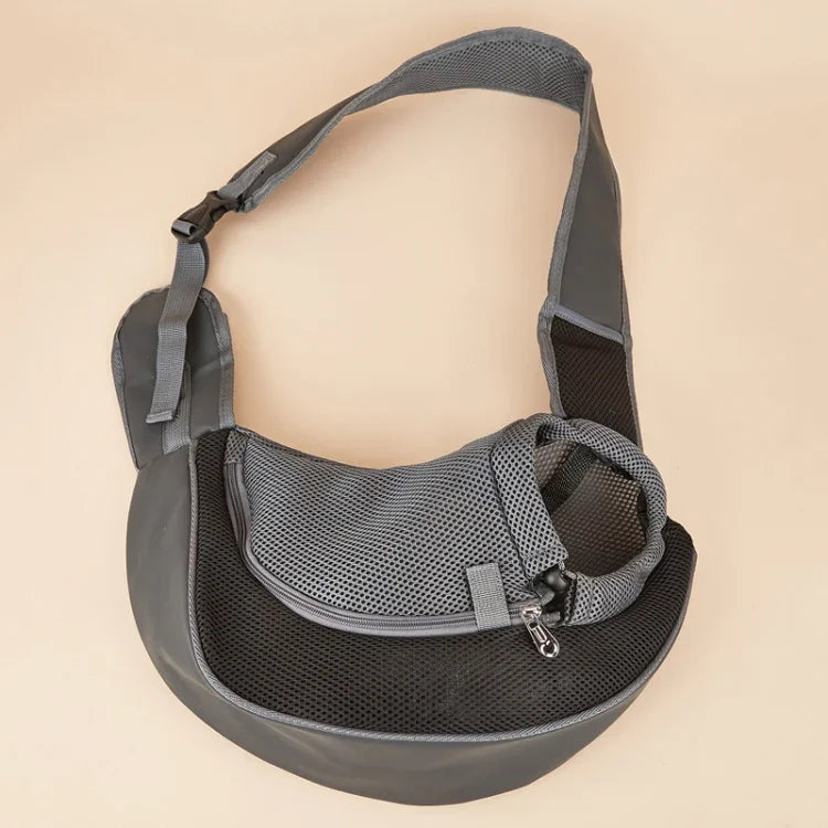 Haustiertasche mit breitem Schultergurt, atmungsaktive Umhängetasche für Katzen, Größen: Klein, Groß