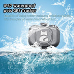 G16 Haustier-GPS-Tracker IP67 wasserdichtes Smart-Halsband mit Anti-Verlust-Funktion für Hunde und Katzen, G16 Haustier-GPS