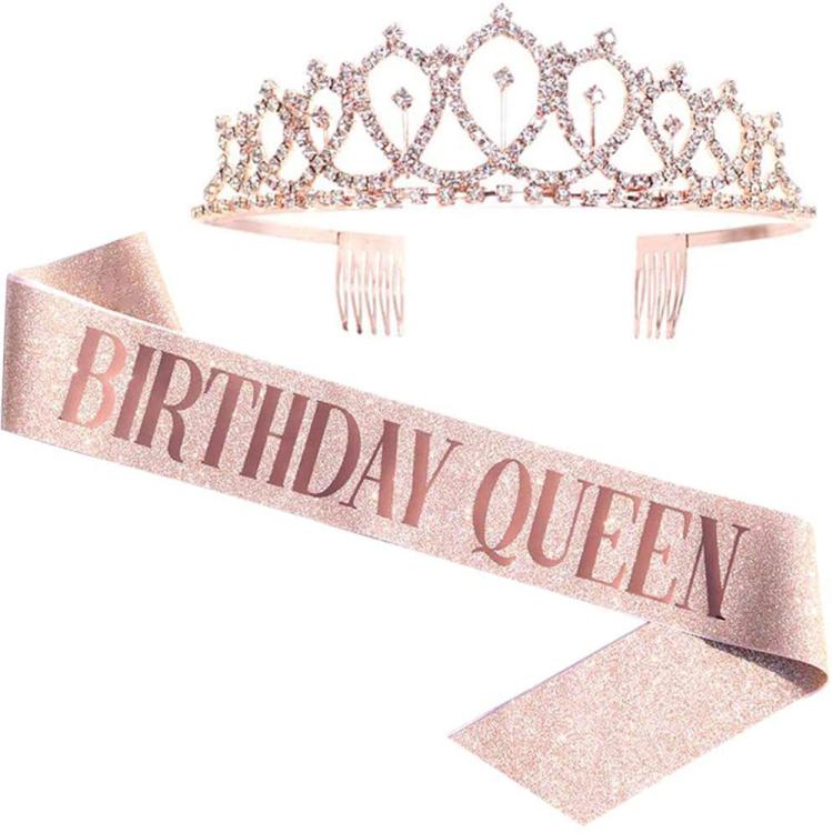 WM-02 Kristall-Diamant Geburtstagsparty-Hochzeits-Hochsteckkrone, Farbe: Gold Queen Set1, Silber, Gold, Roségold, AB-Diamant, Gold Queen, AB Silver Queen, Silver Queen, Roségold Queen, Golden Queen, Silver Girl, AB Gold Girl, Gold Girl, Roségold Girl