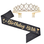 WM-02 Kristall-Diamant Geburtstagsparty-Hochzeits-Hochsteckkrone, Farbe: Gold Queen Set1, Silber, Gold, Roségold, AB-Diamant, Gold Queen, AB Silver Queen, Silver Queen, Roségold Queen, Golden Queen, Silver Girl, AB Gold Girl, Gold Girl, Roségold Girl