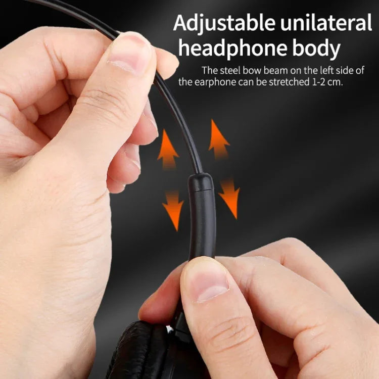 DANYIN BH69 Einseitiges Bluetooth Business Talk Headset Kundenservice Kabelloses Voice-Headset, BH69 Schwarz
