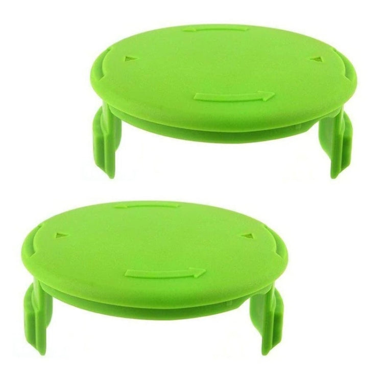 2 Stück GK04 Akku-Unkrautstecher Rasenmäher Spulenschutz für Greenworks, Grün, Schwarz