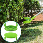 2 Stück GK04 Akku-Unkrautstecher Rasenmäher Spulenschutz für Greenworks, Grün, Schwarz
