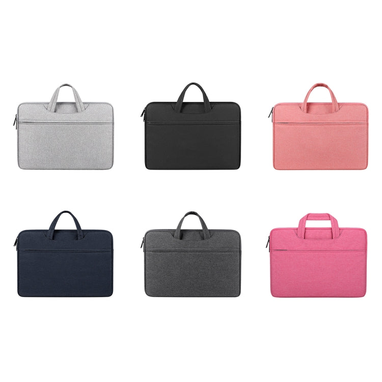 ST01 Großvolumige Wasserdichte Stoßdämpfende Laptop-Handtasche, 13,3 Zoll, 14,1-15,4 Zoll, 15,6 Zoll