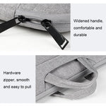 ST01 Großvolumige Wasserdichte Stoßdämpfende Laptop-Handtasche, 13,3 Zoll, 14,1-15,4 Zoll, 15,6 Zoll