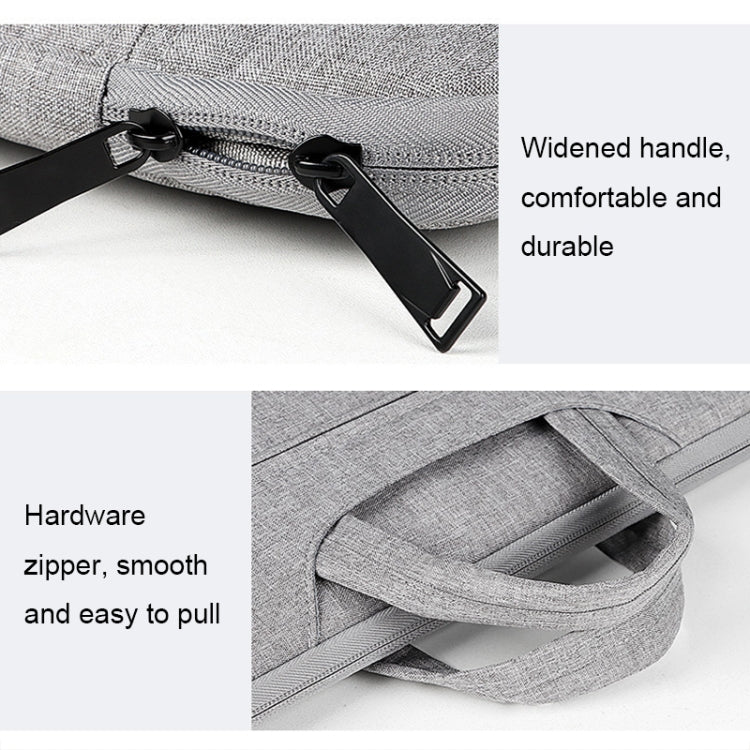 ST01 Großvolumige Wasserdichte Stoßdämpfende Laptop-Handtasche, 13,3 Zoll, 14,1-15,4 Zoll, 15,6 Zoll