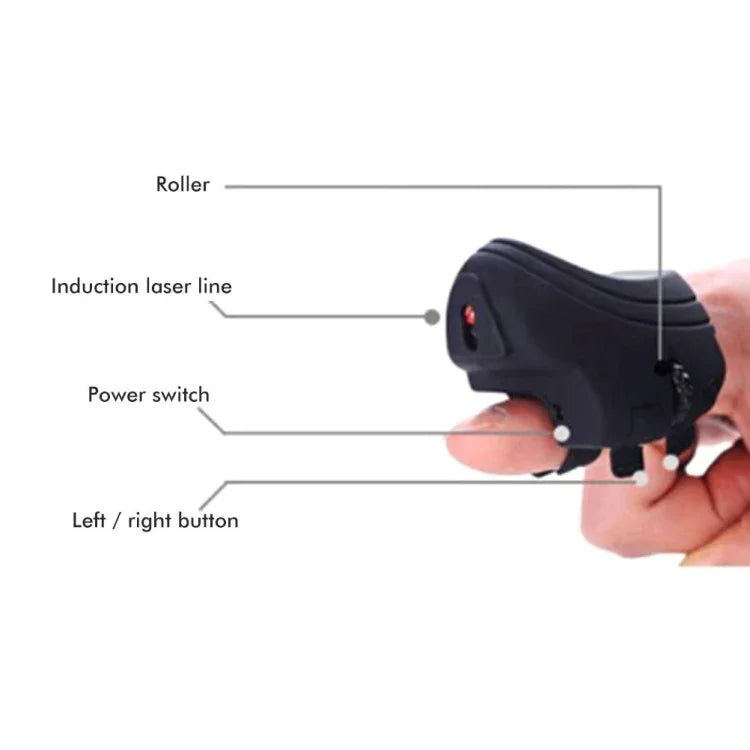 GM306e Bluetooth-Fingermaus, Lazy Maus, wiederaufladbar, für Telefon, Tablet, Notebook, universelle Maus, GM306e Bluetooth