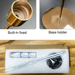 3 PCS / Set Wohndeko Hochzeit Schmiedeeisen Kerzenhalter, Stil: 3 PCS / Set Dicker Boden (Rosenrot), 3 PCS / Set Dicker Boden (Silber), 3 PCS / Set Dünner Boden (Schwarz), 3 PCS / Set Dünner Boden (Imitationsgold), 3 PCS / Set Dünner Boden (Silber) ...