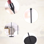 3 PCS / Set Wohndeko Hochzeit Schmiedeeisen Kerzenhalter, Stil: 3 PCS / Set Dicker Boden (Rosenrot), 3 PCS / Set Dicker Boden (Silber), 3 PCS / Set Dünner Boden (Schwarz), 3 PCS / Set Dünner Boden (Imitationsgold), 3 PCS / Set Dünner Boden (Silber) ...