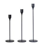 3 PCS / Set Wohndeko Hochzeit Schmiedeeisen Kerzenhalter, Stil: 3 PCS / Set Dicker Boden (Rosenrot), 3 PCS / Set Dicker Boden (Silber), 3 PCS / Set Dünner Boden (Schwarz), 3 PCS / Set Dünner Boden (Imitationsgold), 3 PCS / Set Dünner Boden (Silber) ...