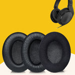2 STÜCK atmungsaktive Schaumstoff-Kopfhörerhüllen Ohrpolster für Sennheiser HD200 Pro, Spezifikation:, zerknittert, Samt, Protein
