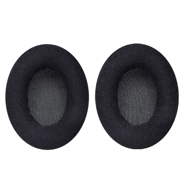 2 STÜCK atmungsaktive Schaumstoff-Kopfhörerhüllen Ohrpolster für Sennheiser HD200 Pro, Spezifikation:, zerknittert, Samt, Protein