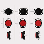 2 STK Anti-Verlust Tracker Silikonhülle für AirTag 2. Generation / AirTag 1. Generation, 24mm, 30mm, 35mm