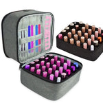Tragbare Aufbewahrungstasche für Nagellack, ätherische Öle und Lippenstifte, Grau