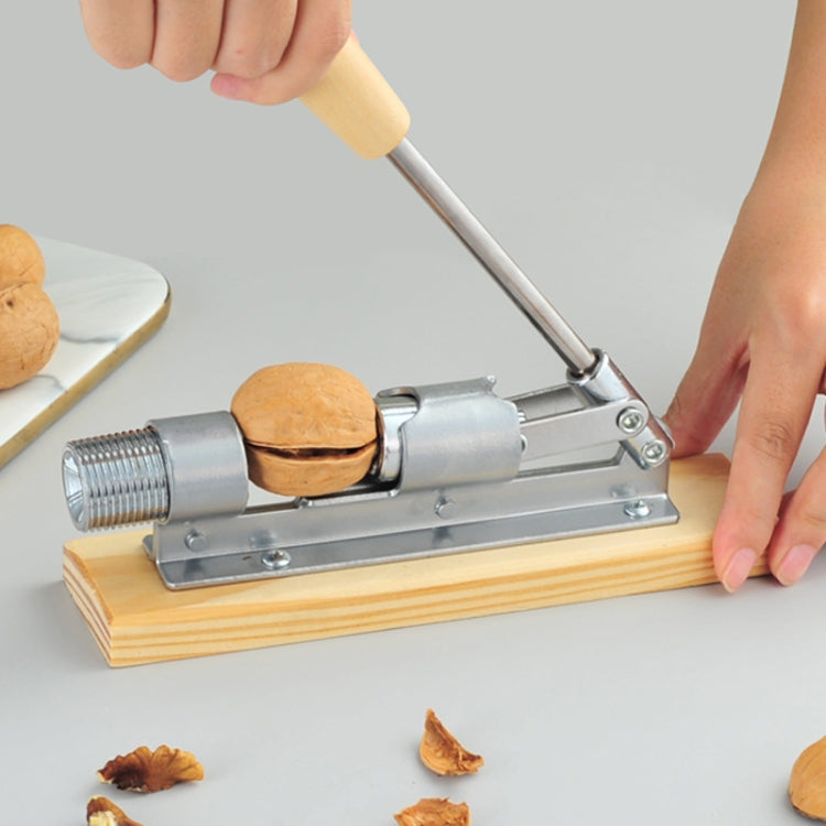 Walnuss Clip Zuhause Walnuss Schälwerkzeug Nussknacker-Zange, Holz