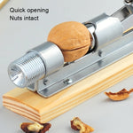 Walnuss Clip Zuhause Walnuss Schälwerkzeug Nussknacker-Zange, Holz