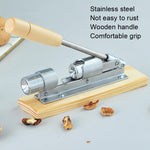 Walnuss Clip Zuhause Walnuss Schälwerkzeug Nussknacker-Zange, Holz