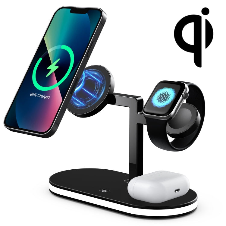 UD23 15W 3-in-1 Desktop-Kabelloses Ladegerät aus Aluminiumlegierung, für Smartphone, iWatch & AirPods, UD23