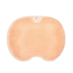 Faule Rückenreibebürste mit Saugnapf-Bürste Badezimmer-Werkzeug Wandmassage, Blau, Pink, Gelb