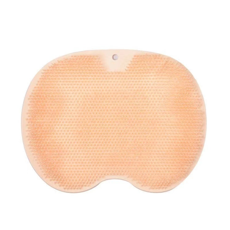 Faule Rückenreibebürste mit Saugnapf-Bürste Badezimmer-Werkzeug Wandmassage, Blau, Pink, Gelb