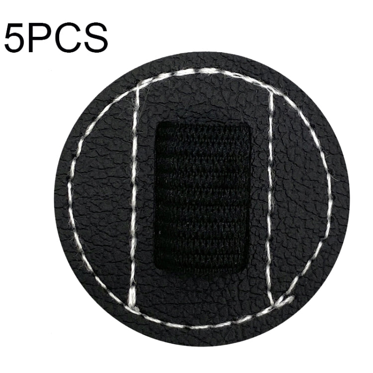 5 STK Kapazitiver Stift Tasche Selbstklebender Stifthalter PU Stiftclip, Stil:, Sechseckig Schwarz, Sechseckig Blau, Sechseckig Orange, Sechseckig Rot, Sechseckig Braun, Sechseck Doppel Schwarz, Rechteck Doppel Schwarz, Rund