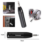 011 Bluetooth 5.0 AUX Audio Empfänger 3,5mm Auto Stereo Audio Adapter, 011 Schwarz