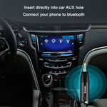 011 Bluetooth 5.0 AUX Audio Empfänger 3,5mm Auto Stereo Audio Adapter, 011 Schwarz