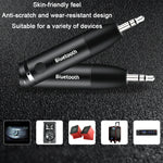 011 Bluetooth 5.0 AUX Audio Empfänger 3,5mm Auto Stereo Audio Adapter, 011 Schwarz