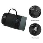 Faltbare Hundeschlafmatte für Outdoor-Camping, 600D Oxford-Gewebe, wasserdicht, in Himmelblau, Braun und Grau erhältlich.