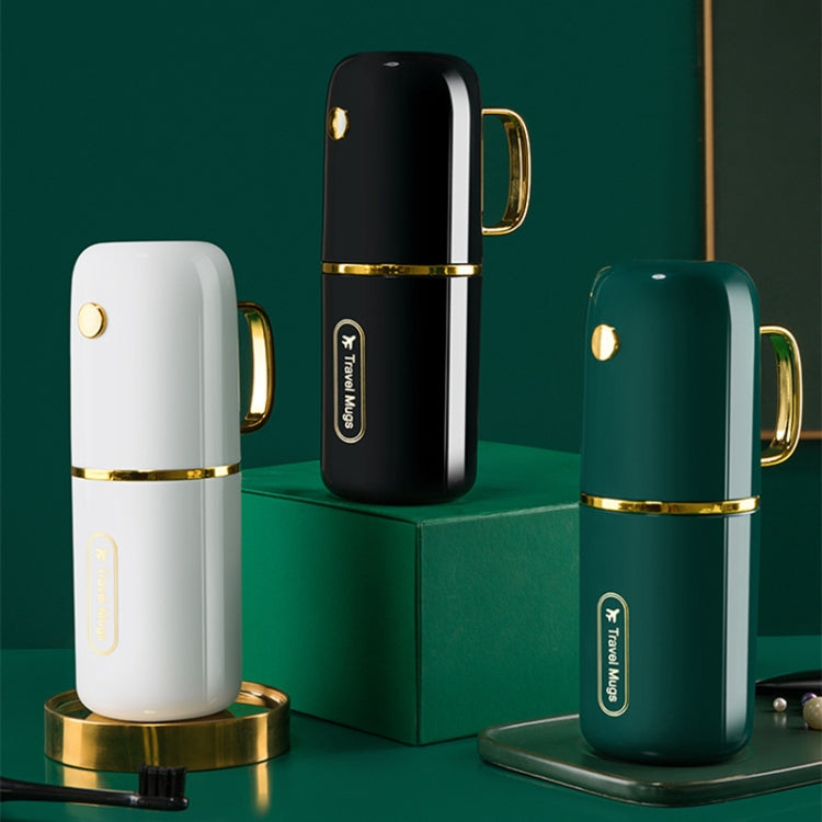 JM043 Mundwasserbecher-Set für Zuhause, Paar, praktisch, Reise-Zahnbürstenbox, Stil:, 2 Tassen Dunkelgrün, 2 Tassen Schwarz, 2 Tassen Weiß, 3 Tassen Dunkelgrün, 3 Tassen Schwarz, 3 Tassen Weiß