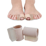 Zehenspreizer aus Fiberviskose, Hallux-valgus-Korrektur, Groß (1 Paar), Klein (1 Paar)