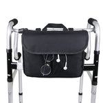 MTP-682 Hängetasche für Rollstuhl, Rehabilitationstasche für Gehhilfen, Fahrradtasche, MTP-682 Schwarz, MTP-682 Grau