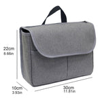 MTP-682 Hängetasche für Rollstuhl, Rehabilitationstasche für Gehhilfen, Fahrradtasche, MTP-682 Schwarz, MTP-682 Grau