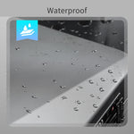Bopai 61-93318A Hartschalen Wasserdichter und Erweiterbarer Rucksack mit USB-Ladeanschluss, Spezifikation:, Standard (Silber), Passwort (Silber), Standard (Schwarz), Passwort (Schwarz)