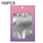 100 STK Aluminiumfolie Ziplock Beutel Schmuck Datenkabel Versiegelte Verpackungsbeutel, Größe:, 7,5x10cm (Pink allmählich Lila), 7,5x10cm (Blau allmählich Pink), 7,5x10cm (Blau Verlauf), 7,5x10cm (Gelb Verlauf), 8,5x13cm (Pink allmählich Lila)