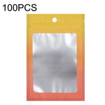 100 STK Aluminiumfolie Ziplock Beutel Schmuck Datenkabel Versiegelte Verpackungsbeutel, Größe:, 7,5x10cm (Pink allmählich Lila), 7,5x10cm (Blau allmählich Pink), 7,5x10cm (Blau Verlauf), 7,5x10cm (Gelb Verlauf), 8,5x13cm (Pink allmählich Lila)