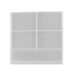 Herzförmiger quadratischer Fotorahmen-Display DIY Silikonform, Spezifikationen:, S (Rechteck), S (Herzform), L (Herzform), L (Quadrat), Vertikales Rechteck